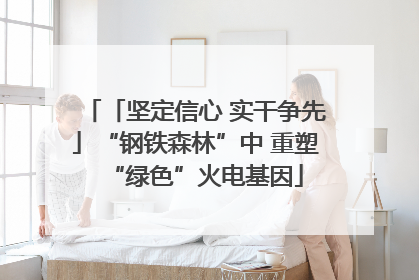 「坚定信心 实干争先」“钢铁森林”中 重塑“绿色”火电基因
