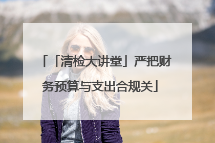 「清检大讲堂」严把财务预算与支出合规关