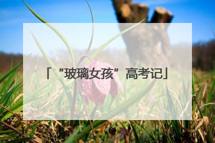 “玻璃女孩”高考记
