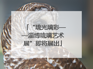 “琉光璃彩——淄博琉璃艺术展”即将展出