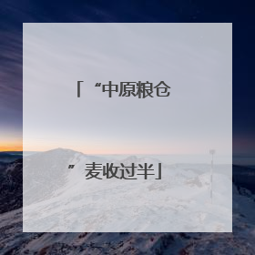 “中原粮仓”麦收过半