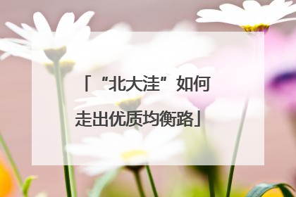 “北大洼”如何走出优质均衡路