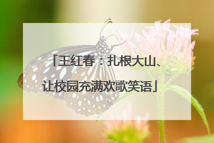 王红春：扎根大山、让校园充满欢歌笑语
