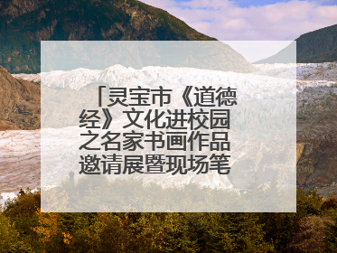 灵宝市《道德经》文化进校园之名家书画作品邀请展暨现场笔会活动举行