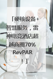 硬核设备+智慧服务，雷神电竞酒店超越商圈70%RevPAR！