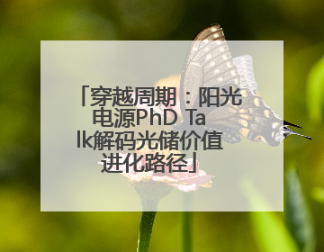 穿越周期：阳光电源PhD Talk解码光储价值进化路径
