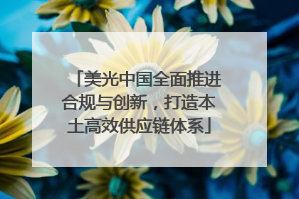 美光中国全面推进合规与创新，打造本土高效供应链体系