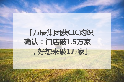 万辰集团获CIC灼识确认：门店破1.5万家，好想来破1万家