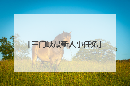 三门峡最新人事任免