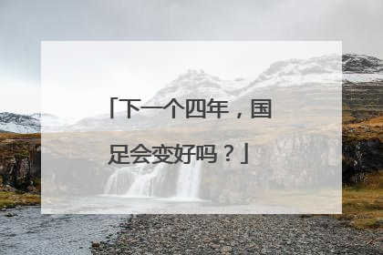 下一个四年，国足会变好吗？