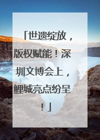 世遗绽放，版权赋能！深圳文博会上，鲤城亮点纷呈！