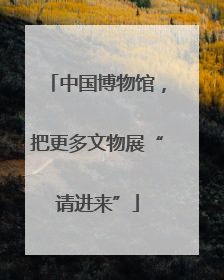 中国博物馆，把更多文物展“请进来”
