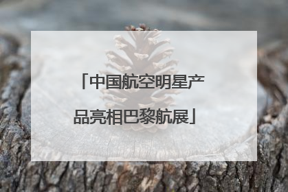 中国航空明星产品亮相巴黎航展