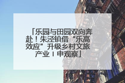 乐园与田园双向奔赴！朱泾镇借“乐高效应”升级乡村文旅产业〡申观察