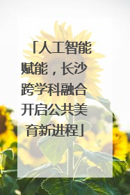 人工智能赋能，长沙跨学科融合开启公共美育新进程