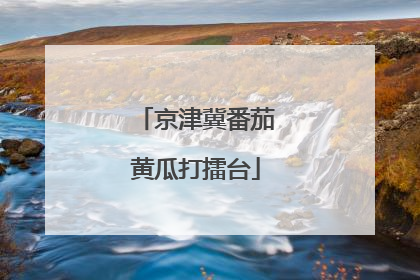 京津冀番茄黄瓜打擂台