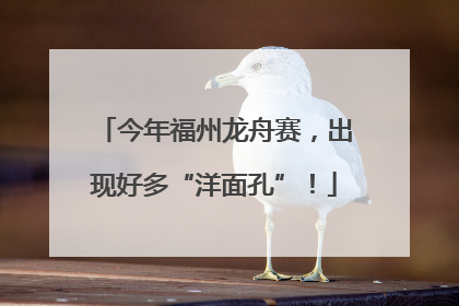今年福州龙舟赛，出现好多“洋面孔”！