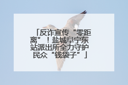反诈宣传“零距离”！盐城阜宁东站派出所全力守护民众“钱袋子”