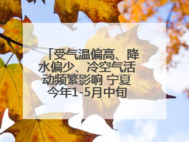 受气温偏高、降水偏少、冷空气活动频繁影响 宁夏今年1-5月中旬现10次定级沙尘天气过程