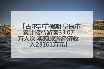 古尔邦节假期 阜康市累计接待游客33.07万人次 实现旅游经济收入23161万元