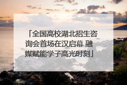 全国高校湖北招生咨询会首场在汉启幕 融媒赋能学子高光时刻