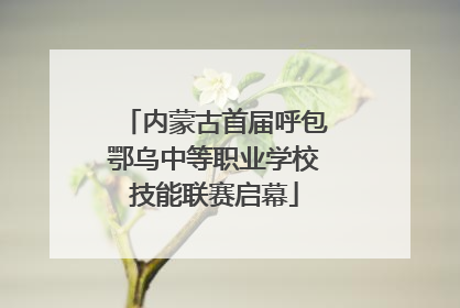 内蒙古首届呼包鄂乌中等职业学校技能联赛启幕