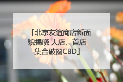 北京友谊商店新面貌揭晓 大店、首店集合破圈CBD