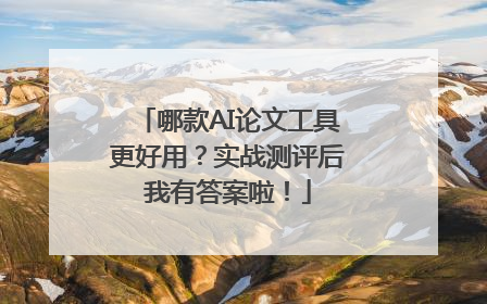 哪款AI论文工具更好用？实战测评后我有答案啦！