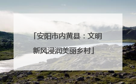 安阳市内黄县：文明新风浸润美丽乡村