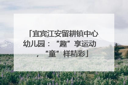 宜宾江安留耕镇中心幼儿园：“趣”享运动，“童”样精彩