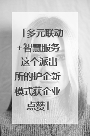 多元联动+智慧服务 这个派出所的护企新模式获企业点赞