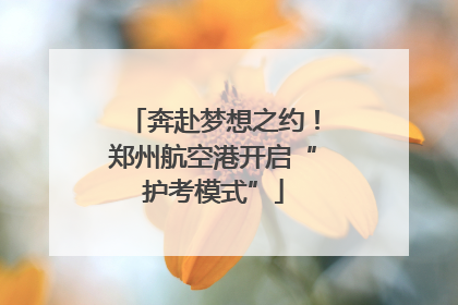 奔赴梦想之约！郑州航空港开启“护考模式”