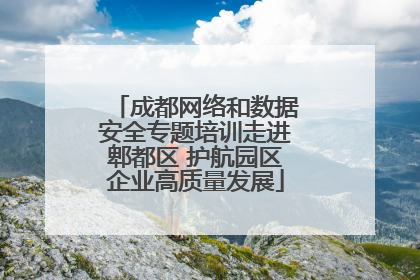 成都网络和数据安全专题培训走进郫都区 护航园区企业高质量发展