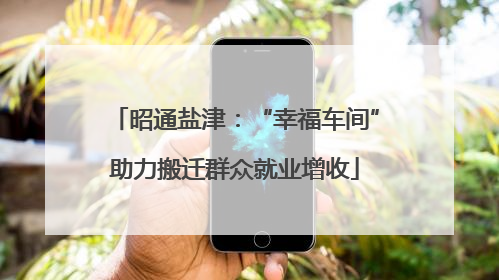 昭通盐津：“幸福车间”助力搬迁群众就业增收