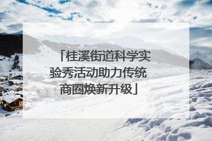 桂溪街道科学实验秀活动助力传统商圈焕新升级