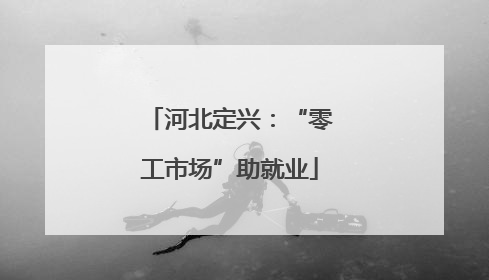 河北定兴：“零工市场”助就业