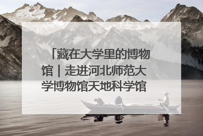 藏在大学里的博物馆｜走进河北师范大学博物馆天地科学馆：在校园里赴一场“宇宙之约”