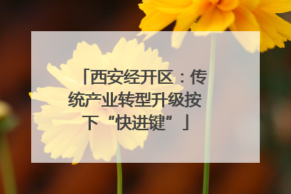 西安经开区：传统产业转型升级按下“快进键”
