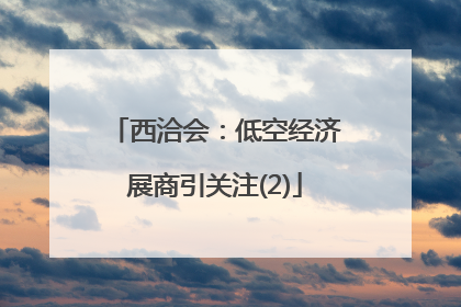 西洽会：低空经济展商引关注(2)