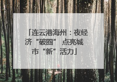 连云港海州：夜经济“破圈” 点亮城市“新”活力