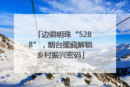 边疆明珠“5288”，烟台援藏解锁乡村振兴密码