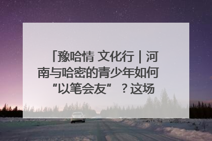豫哈情 文化行｜河南与哈密的青少年如何 “以笔会友”？这场书画展藏着答案