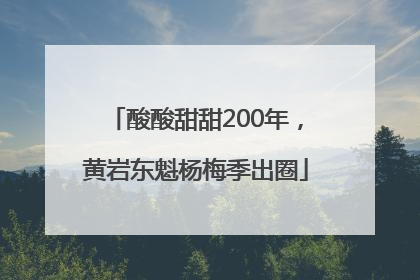 酸酸甜甜200年，黄岩东魁杨梅季出圈