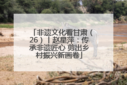 非遗文化看甘肃（26）丨赵星萍：传承非遗匠心 剪出乡村振兴新画卷
