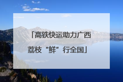高铁快运助力广西荔枝“鲜”行全国