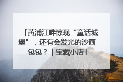 黄浦江畔惊现“童话城堡”，还有会发光的沙画包包？｜宝藏小店