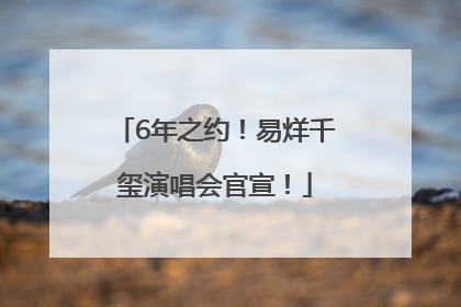 6年之约！易烊千玺演唱会官宣！