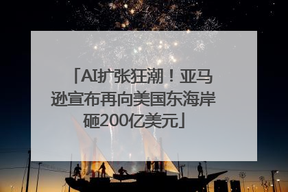 AI扩张狂潮！亚马逊宣布再向美国东海岸砸200亿美元